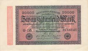 20000 Mark 1923 ro.84f xF